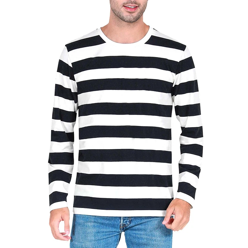 Contrast Stripe 3D Print Men L - Mens Fashion Clothes 评论和价格