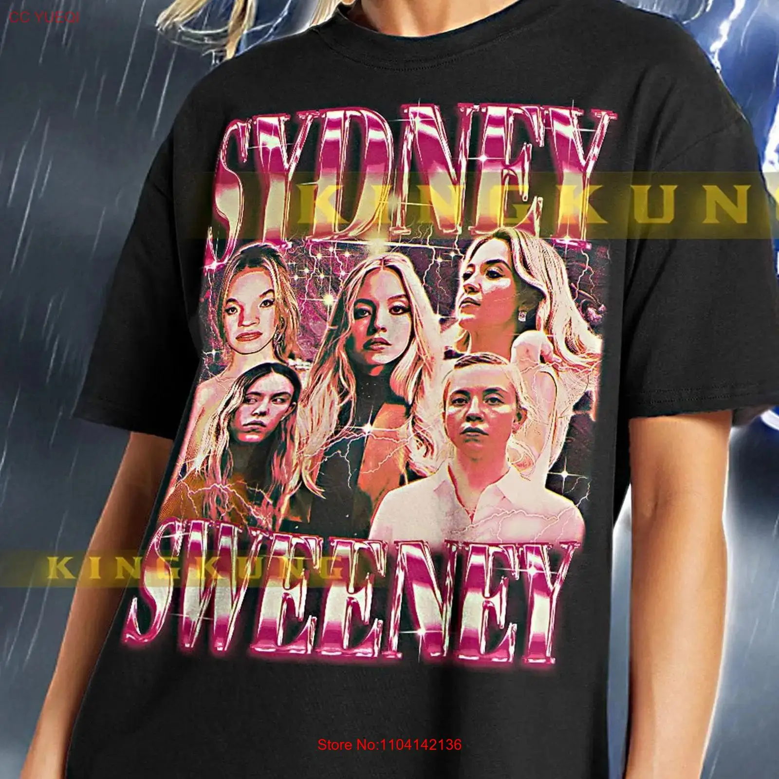 SYDNEY SWEENEY T Shirt Vintage - Men'S Fashion Sydney 评论和价格
