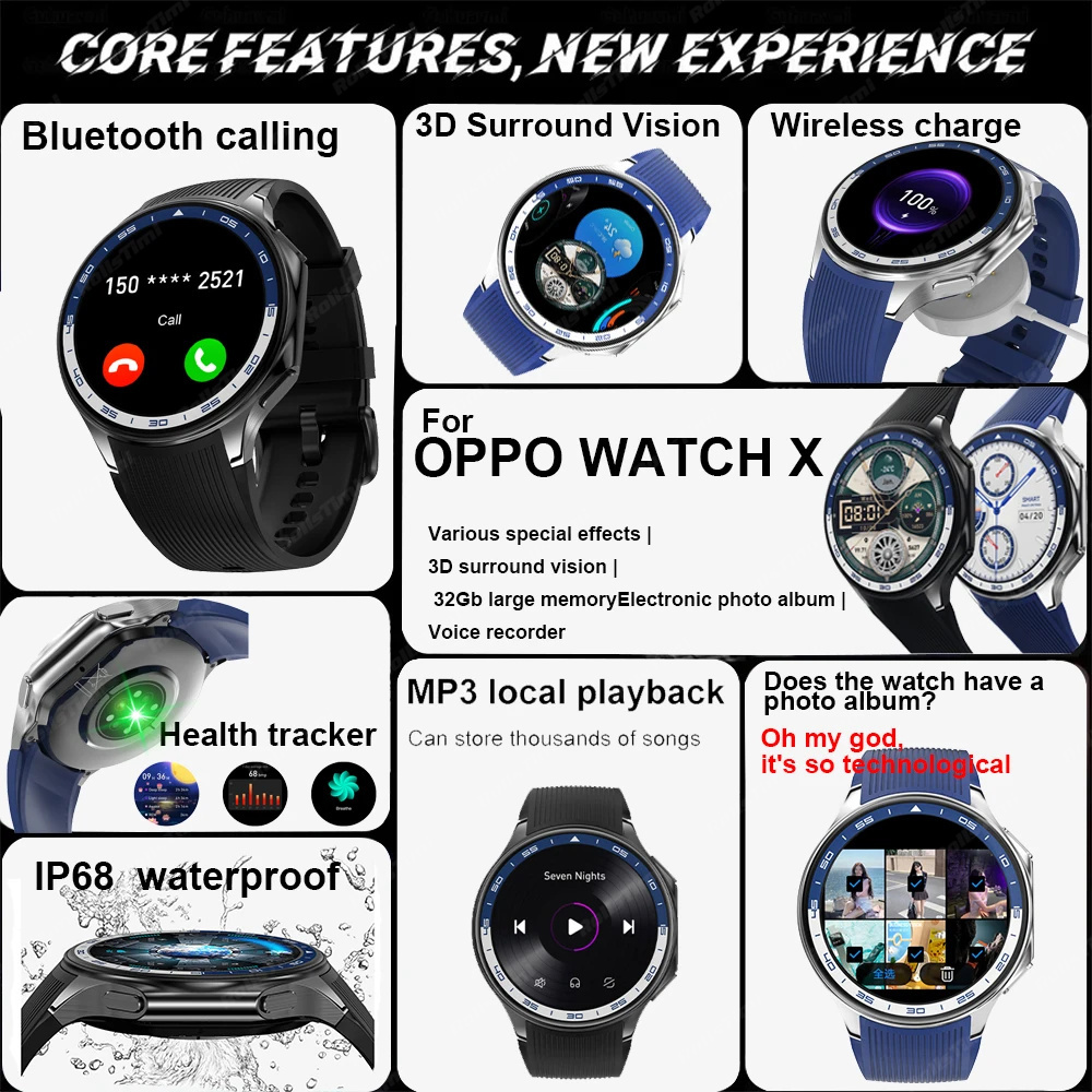 1.43 AMOLED Smart Watch 3D Sur - Men'S Fashion X 评论和价格