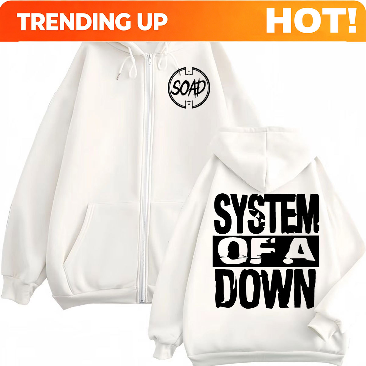 Rock Band System of A Down Pri - Mens Fashion Zip Up Hoodies 评论和价格