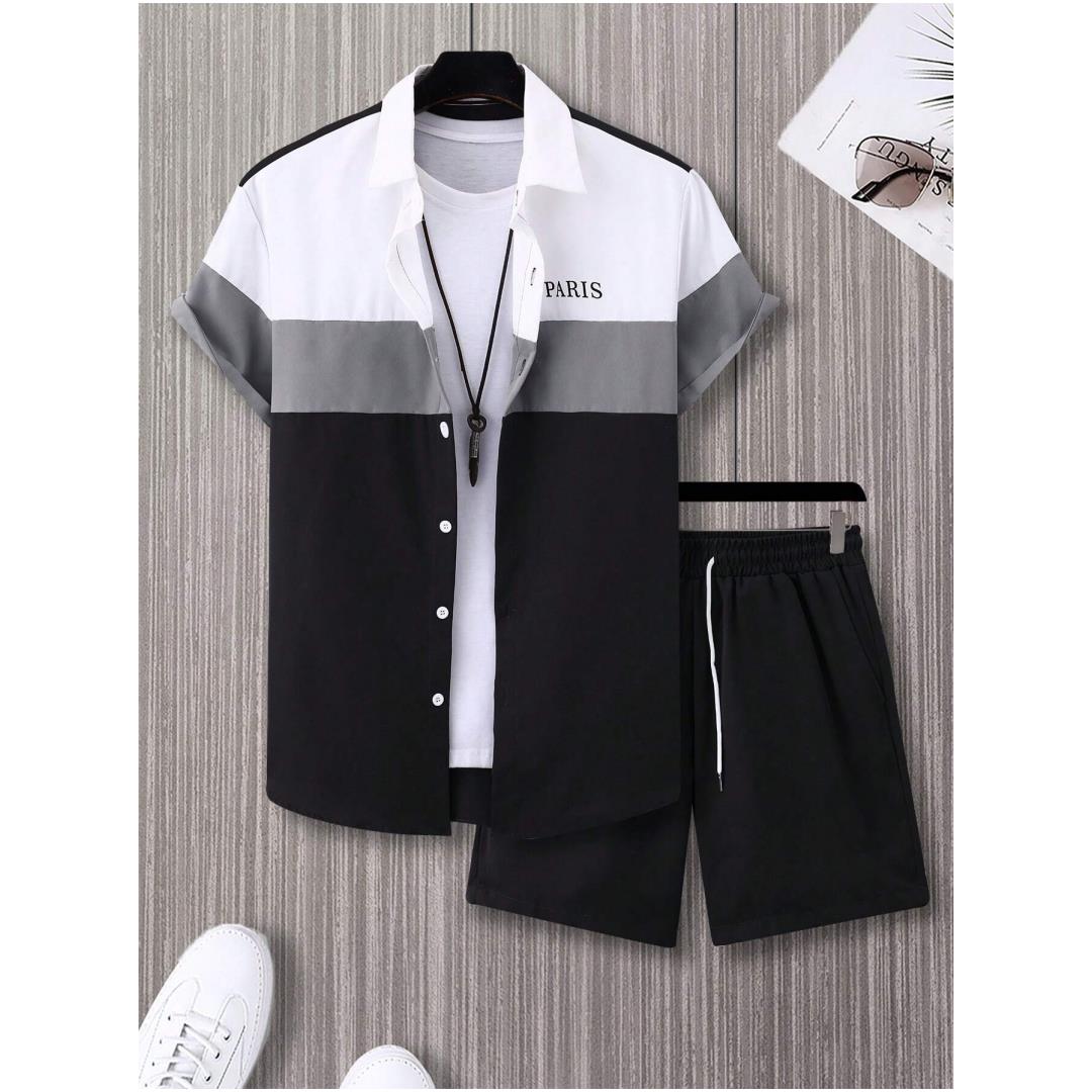 Men's Fashion Suit Blue And Wh - Mens Fashion Clothes 评论和价格