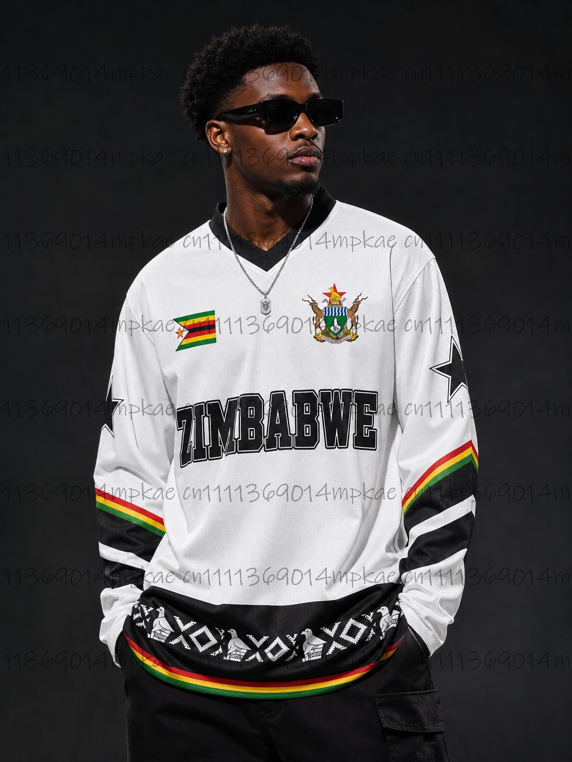 Autumn Zimbabwe Ethnic Street  - Men'S Fashion T Shirts 评论和价格